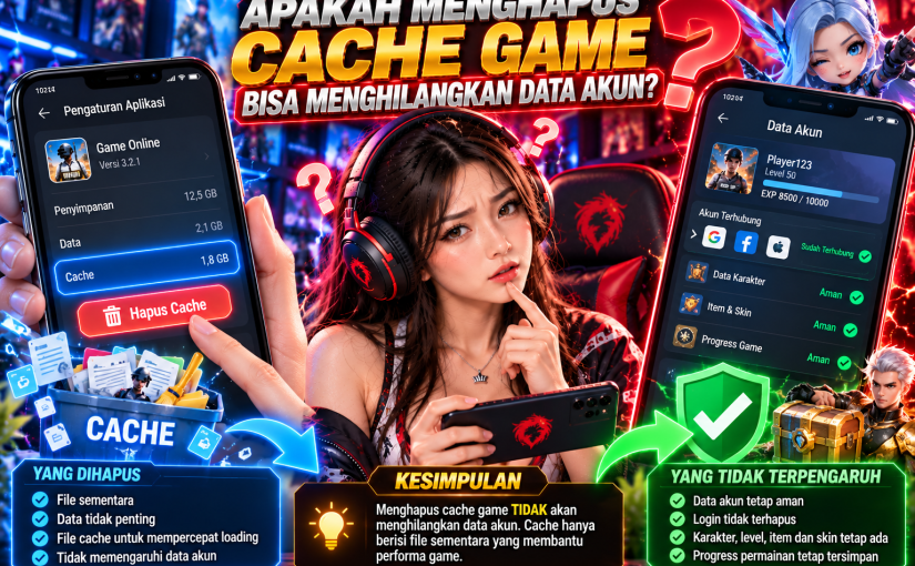 Apakah Menghapus Cache Game Bisa Menghilangkan Data Akun?